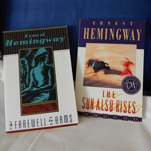 Ernest Hemingway Books - A Farewell to Arms and The Sun Also Rises
